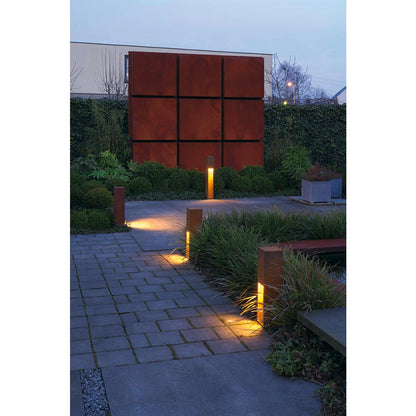 Baliza de Exterior Acero Corten Oxidado | 50 cm / 80 cm | IP44