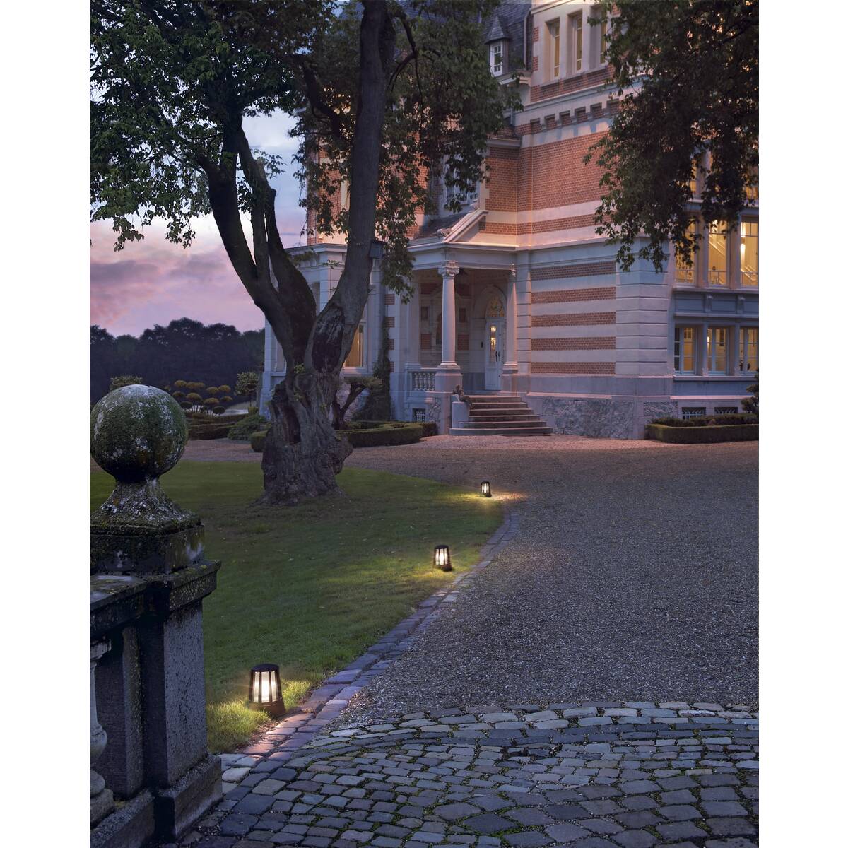 Balisa Exterior Alumini Antracita E27 IP54 - Lluminària de Peu per a Jardí