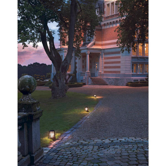 Balisa Exterior Alumini Antracita E27 IP54 - Lluminària de Peu per a Jardí