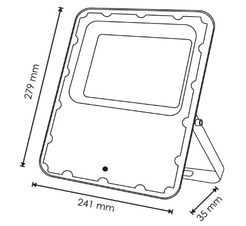 Foco solar 100w