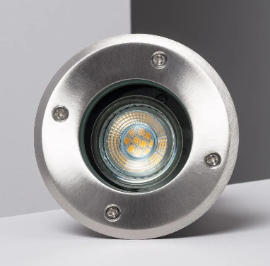Foco empotrable suelo inox