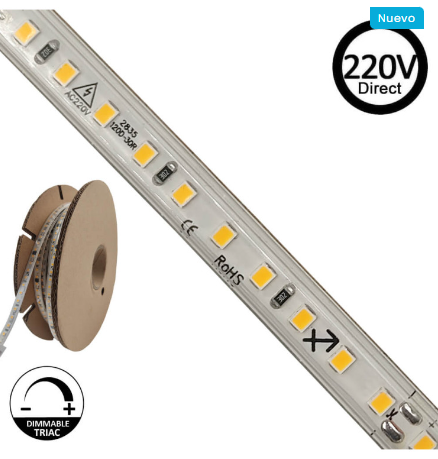 Tira led 220v directa