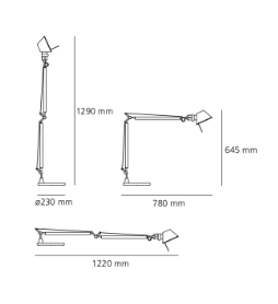 Lámpara sobremesa Tolomeo table