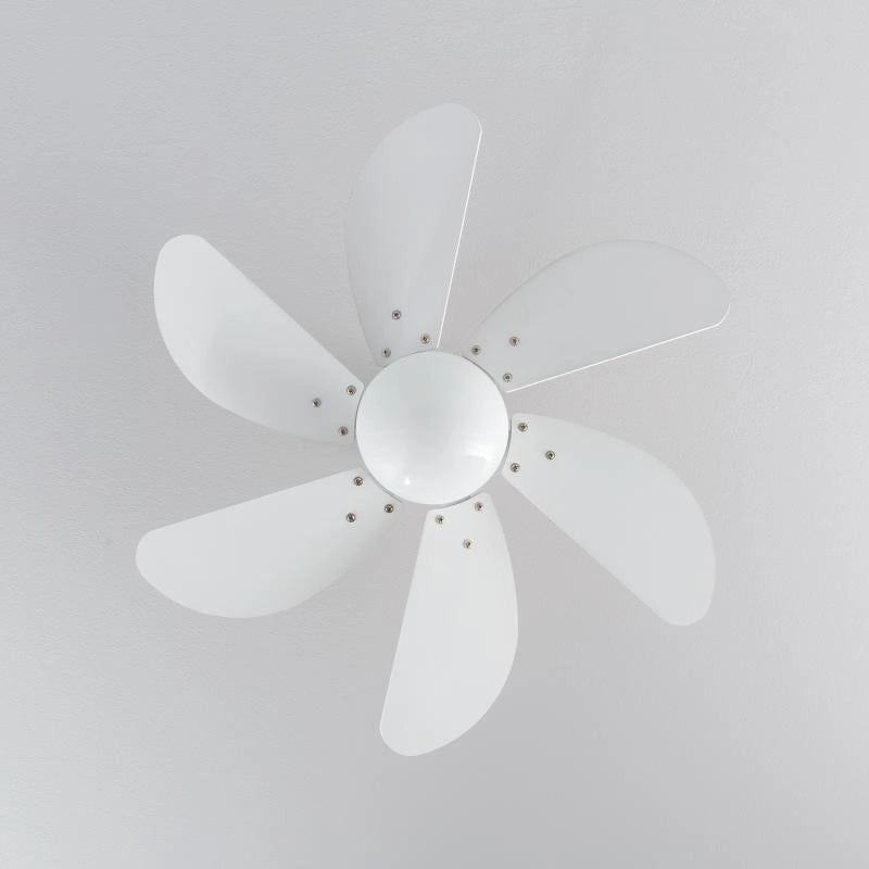 Ventilador techo pequeño con luz blanco
